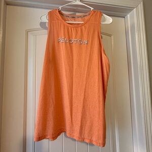 Peloton tank top orange XL